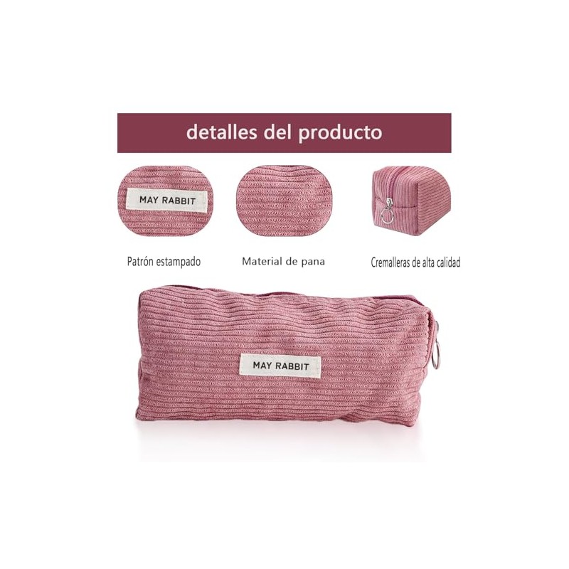 GeorgeX Bolsa de Maquillaje de Viaje para Mujer, Bolsa de