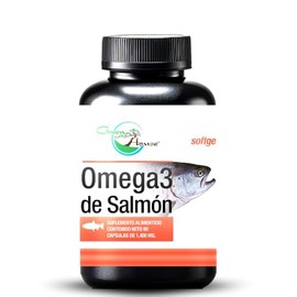Green House® Omega 3 de Salmón Puro (EPA - DHA), con Vitamina E, Beneficia el Sistema Cardiovascular y Neuronal, Aumenta la Energía y Retención de Mem