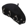 FANGFA Berets Fashion Iron Ring Painter Hat Punk Style Beret