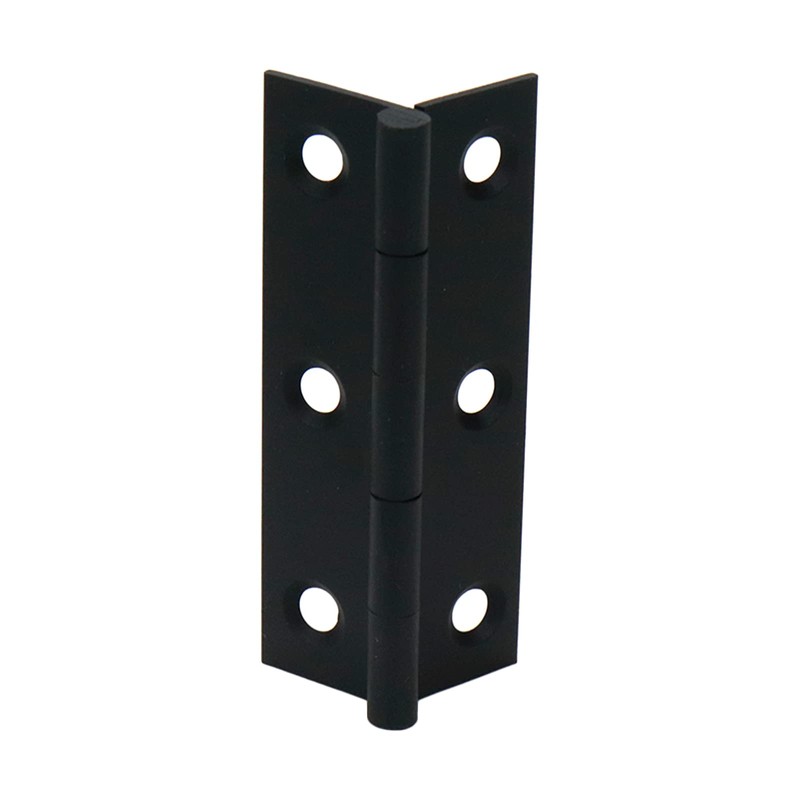 Mcredy 2.5" Cabinet Hinges Black Brass Door Hinges with Screws