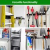 PIYILO Garage Tool Organizer Wall Mount with 48 inches Rails