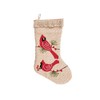 C&F Home Cardinals Stocking Stocking Tan
