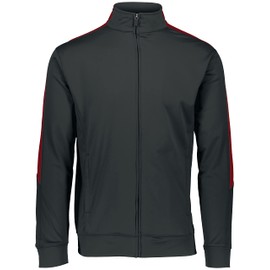Augusta Sportswear Men's Standard Medalist Jacket 2.0, Black/Red, Small