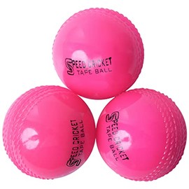 ADS Sports Wind Cricket Ball for Training & Coaching & Practice 3 Balls (Pink)