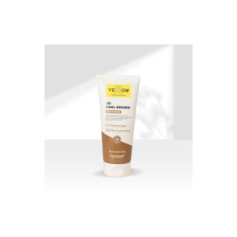 Yellow Professional Color Mask .32 Cool Brown 200ml