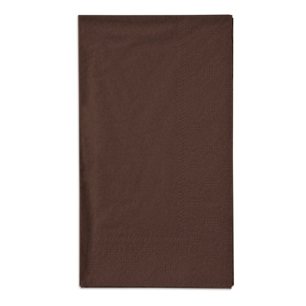 Hoffmaster 180554 Marrón Chocolate 38,1 x 43,2 cm Servilletas de papel 2 capas – 125/Pack