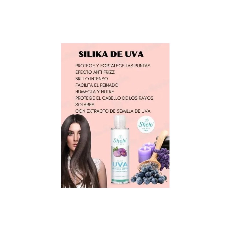2 Pack Silica De Uva Antifrizz & Da Brillo +