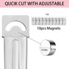 C12rtive Acrylic Nail Clipper with Magnets,Nail Clippers Acrylic Nail Cutter,Nail