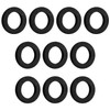 Luckious 10 Pack Shower Hose Washers - Rubber Seals for