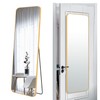 SCWF-GZ 57x20 Door Hanging Full Length Mirror, Floor Stand (Height