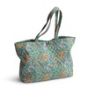Vera Bradley Premium Cotton Hathaway Tote, Gemstone Paisley