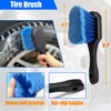 Wheel Brush Kit,Soft Drill Wheel Cleaner Brush, No Scratches Highly