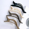 French Flat Hair Clips for Women, 4 Pack Curved Hair