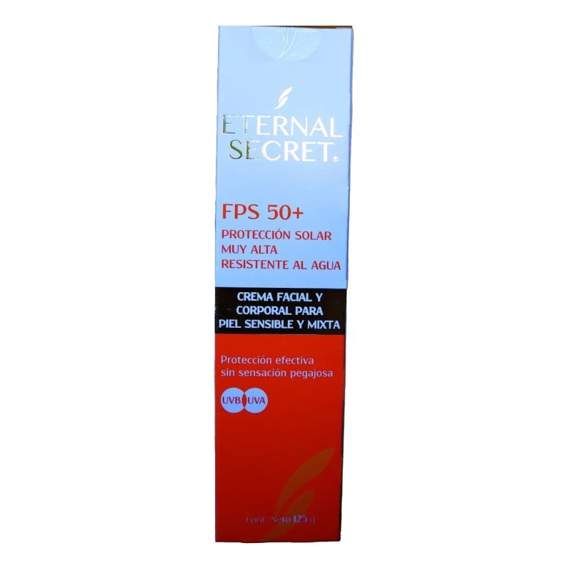 Eternal secret fps 50+ Bloqueador Solar Facial Piel Sensible Eternal