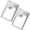 Smgda Card Magnifier Magnifier 2 Pack 3x 6x Magnifier Card