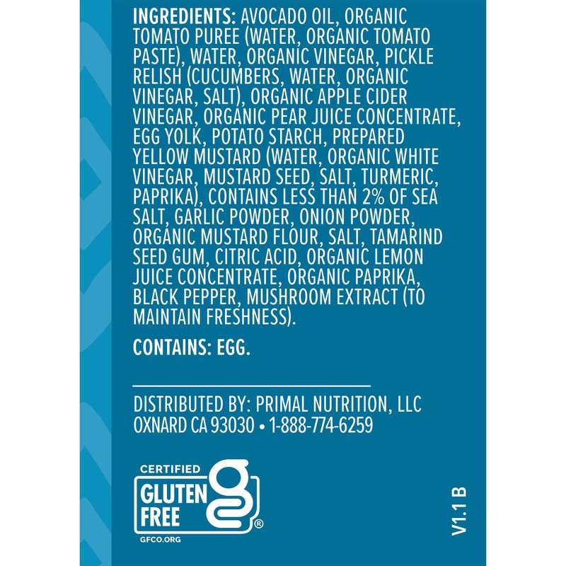 Primal Kitchen Sauce Dip Special Burger 10 OZ