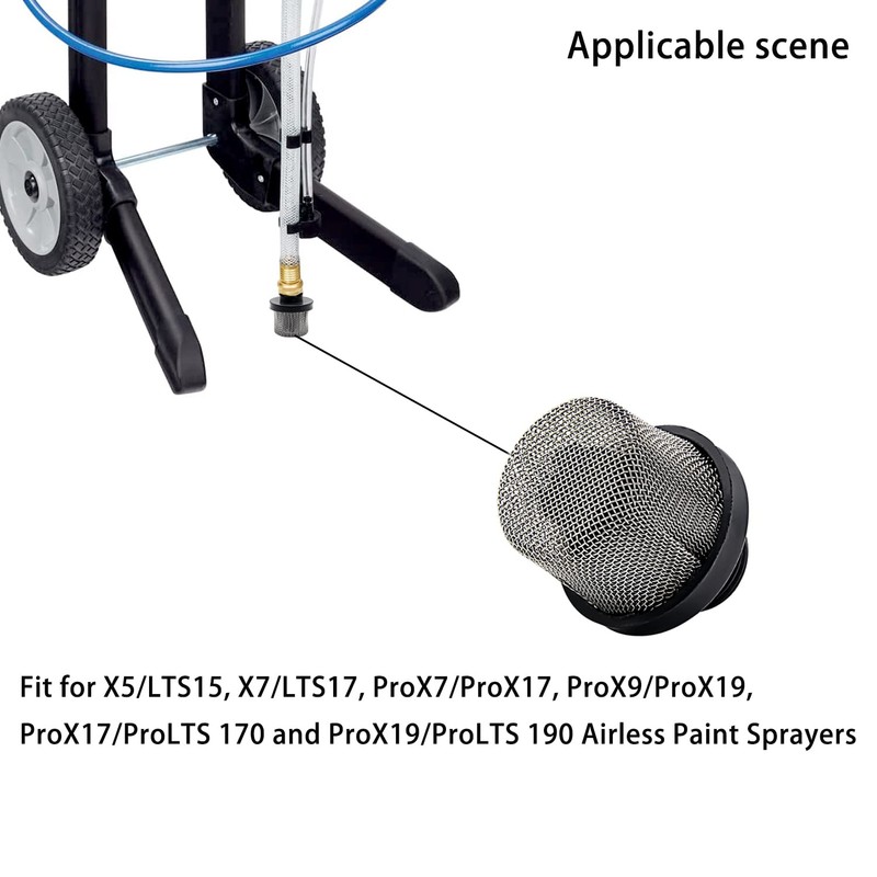 288716 Inlet Suction Strainer and 288749 Airless Spray Gun Filter