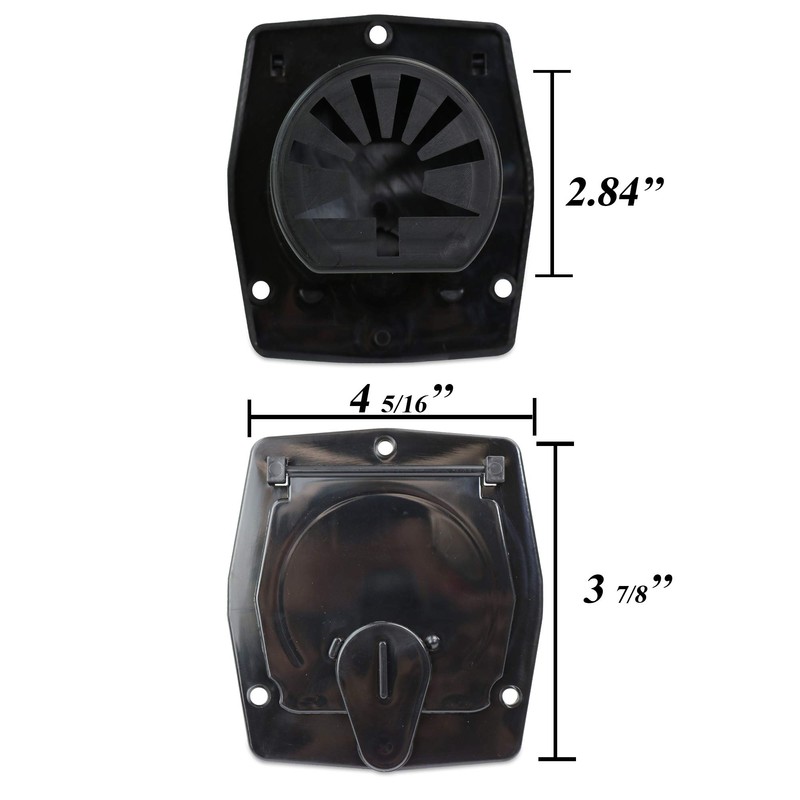 RV Camper Trailer Motorhome Power Cord Hatch Electrical Access Door