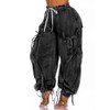 Molisry Women's Drawstring Wide Leg Jeans High Wasited Y2K Harem