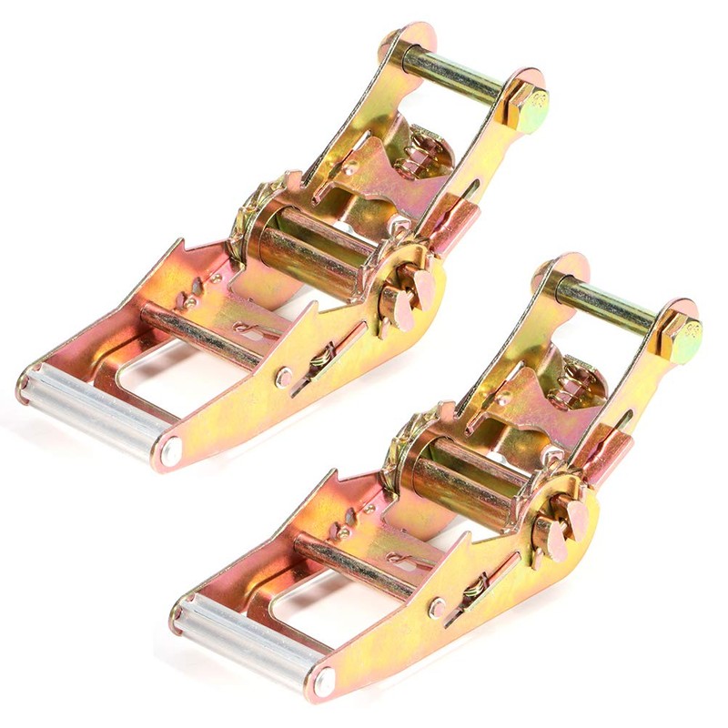 2pcs Ratchet with Handle for Tow Dolly Car Hauler Flat
