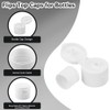 GORGECRAFT 32Pcs 4 Sizes Bottle Emptying Caps Kit White Reusable