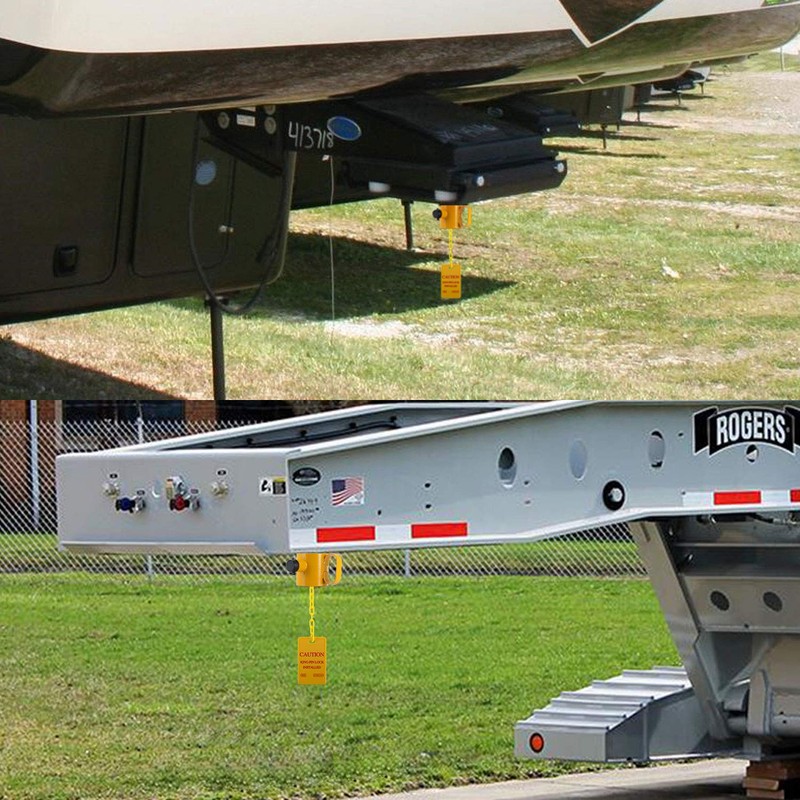 BOYISEN 5th Wheel King Pin Lock Solid Steel Anti Theft