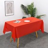 YSJCHEBS Pack of 2 red tablecloths and 4 tablecloth clips,