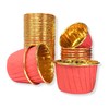 Baking Cup Liners Red – 100pcs for Cupcakes Muffins Desserts