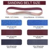 Sanding Belt, Fine Flat Seam Multifunction Sanding Belt Set 80