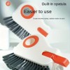 2-in-1 Window Track Cleaning Brush with Built-In Scraper – Handheld