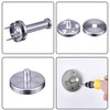 EBOOT 6 Pieces Stainless Steel Wall Mount Robe Coat Hook