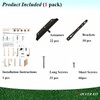 Explranltec Louver Bracket Kit, Deck Sunblind System, Shutters Hardware System