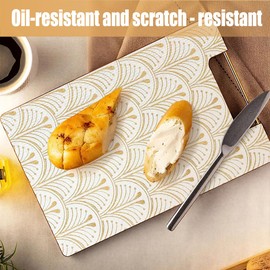 Vuacepe Drawer and Shelf Liner for Kitchen Cabinets, Non-Adhesive Shelf Liners Non-Slip Drawer Liners Gold Thick Strong Grip Kitchen Cabinet Liner Waterproof Washable Mats Protect 12in × 10FT