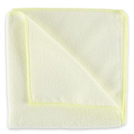 Hygoclean Microfibre Cloths Micro Master Premium Polyester / Polyamide Yellow Length 40 cm Width 40 cm Pack of 50