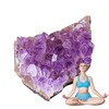 Amethyst Cluster Decor | Raw Amethyst Stones,Natural Amethyst Crystal Clusters,