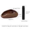 Walnut Wood Coffee Dosing Cup & RDT Spray Bottle Set