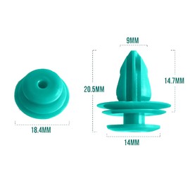 100 Pcs Mixed Automotive Expansion Screw Universal Clip Door Trim Panel Clip Fastener 909130228, 6~7mm Hole Push-Type Retainer Clips Push-Type Retainer Clip 9926-50-625 01553-0038U