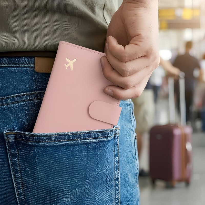 Timotech Porta Pasaporte y Visa con Protección RFID, Funda para