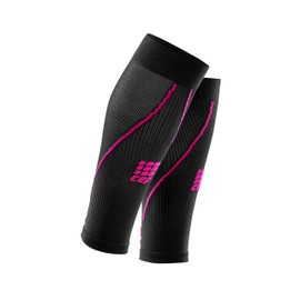 CEP - CALF SLEEVE 2.0 for women | Run compression calf sleeves in black/pink, size II