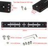 Haoge HQR-300 300mm Multipurpose Quick Release Plate Extension Slide Rail