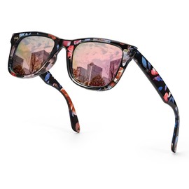 SIPHEW Polarized Sunglasses for Women & Men - UV400 Mirrored Beach Eyewear, Designer Unisex Fashion Sunglasses w/Medium Fit