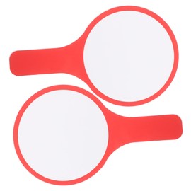 Operitacx Interactive Learning Tool 2pcs Whiteboard Paddles Dry Erase Answer Paddle Classroom Boards