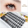 CB 120 Pcs, 2-Trays Wide Cluster Eyelash, Wispy Lashes, Ultra