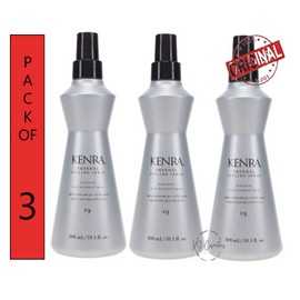 3 X Kenra Thermal Styling FirmHold Heat Activated Spray #19 10.1 oz LOT of 3