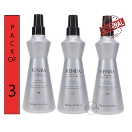 3 X Kenra Thermal Styling FirmHold Heat Activated Spray #19 10.1 oz LOT of 3
