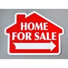 Home For Sale with Arrow Sign Kit, Die Cut House
