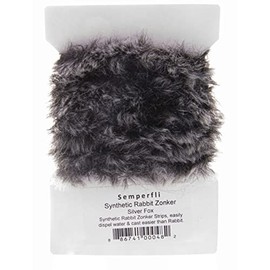 Semperfli Synthetic Rabbit Zonker 'Wabbit' Silver Fox