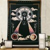 Aroncent Wall Hangings Tapestry Wall Towel Warlock Skull Tarot Star