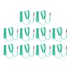 10Pcs Anti Static Wrist Strap PU Adjustable 1MΩ Resistor Long
