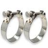 CHUN YUNG DA Heavy Duty Hose Clamps, Stainless Steel T